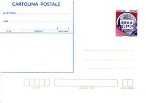 Monselice, cartolina postale Castello